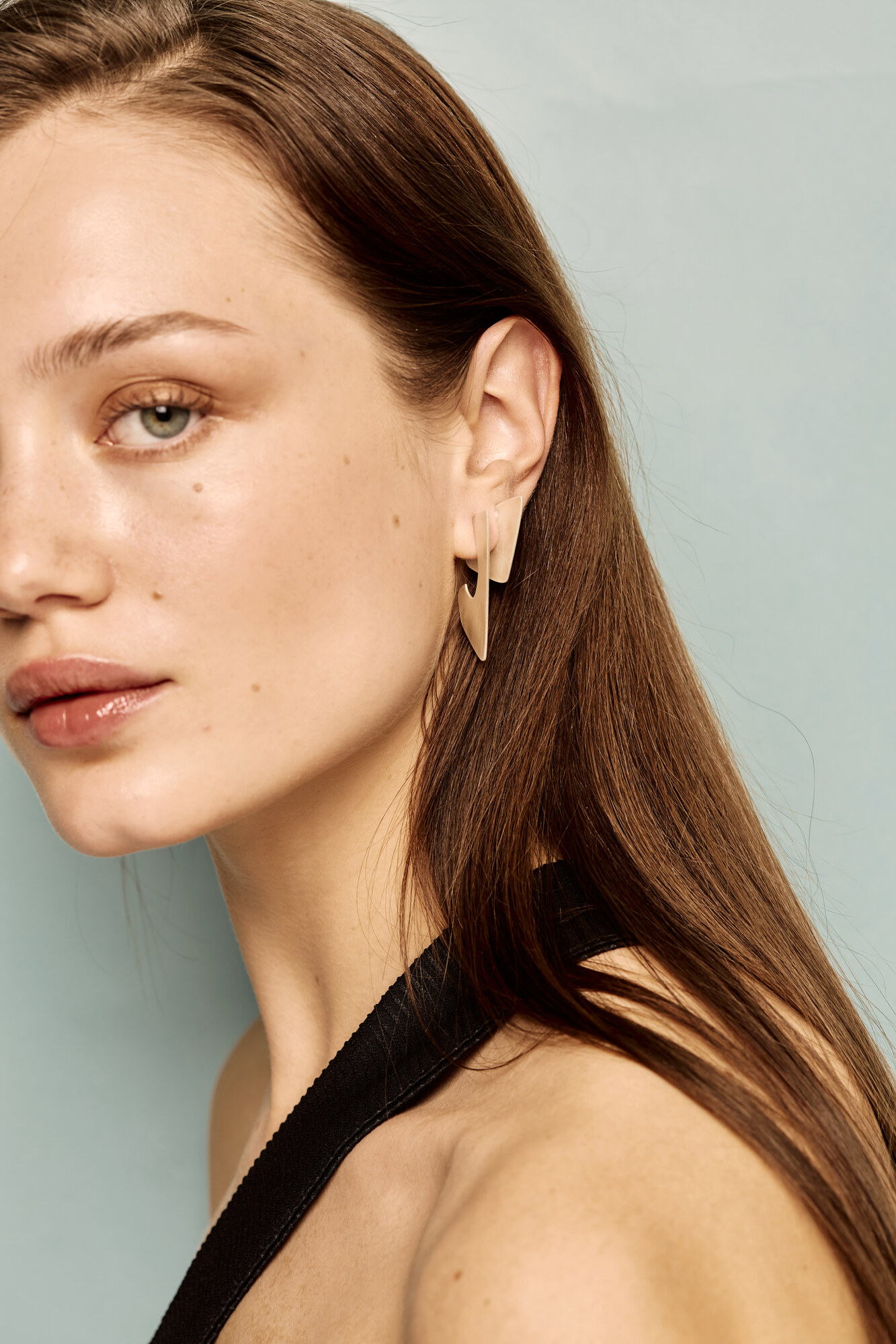 SIlver gold plated earrings HALIOTIS S 4 silver-gold-plated-earrings-haliotis-s-4