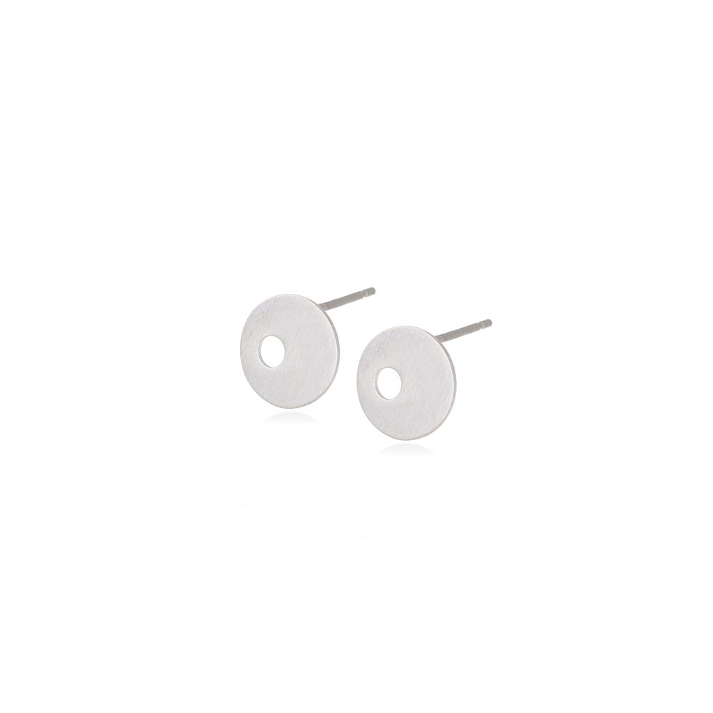 Silver earrings ECLIPSE 9 asimenia skoularikia eclipse 1 1