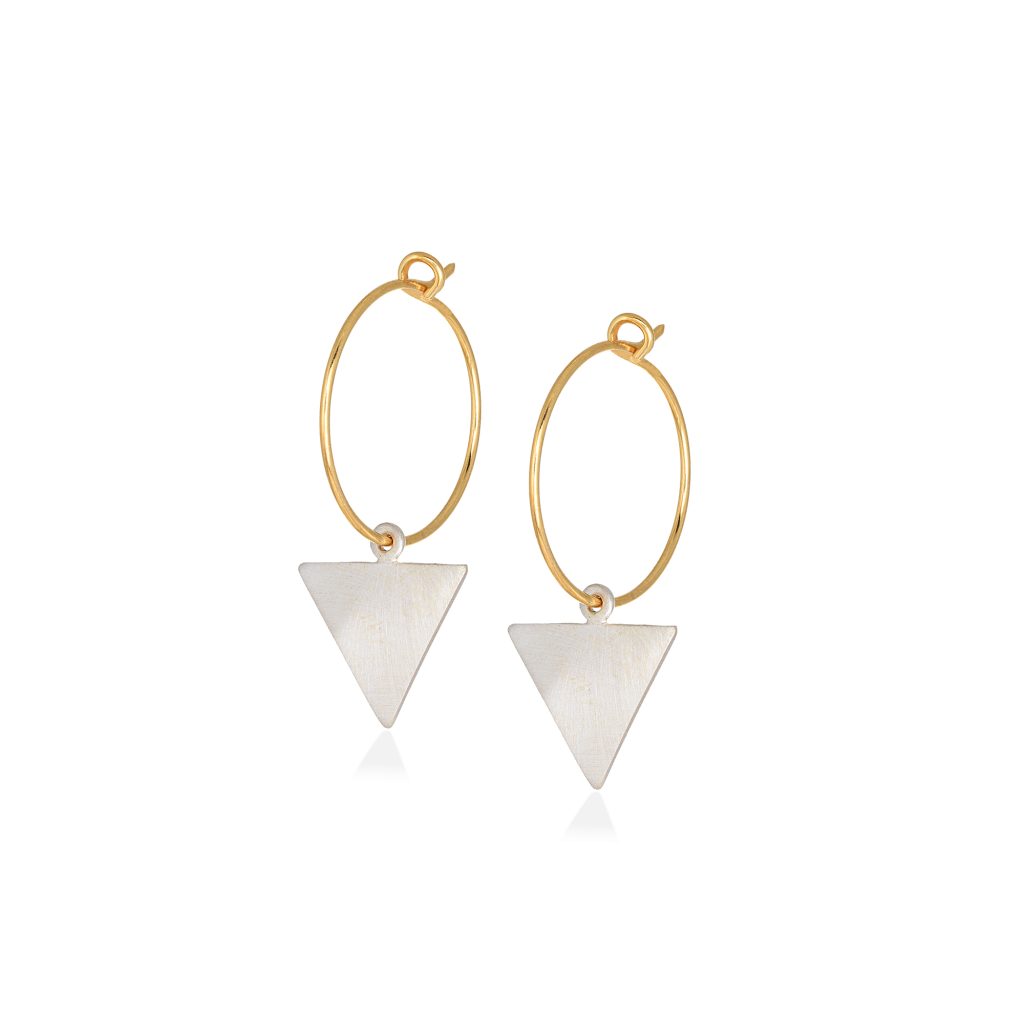 Silver earrings MYRA 9 asimenia skoularikia myra 1 1