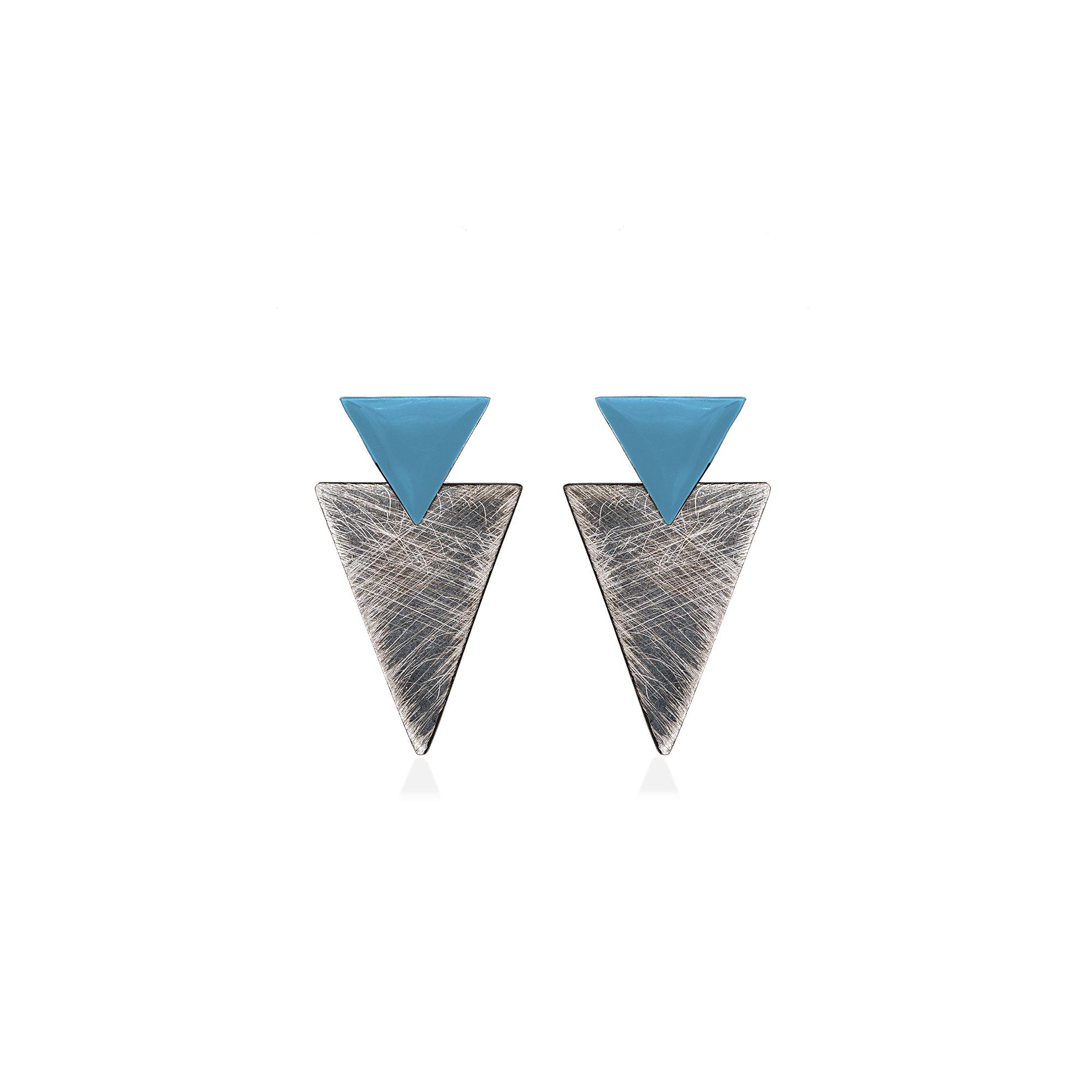 Silver earrings TROIS MONDAY sky blue 1 Silver earrings TROIS MONDAY sky blue