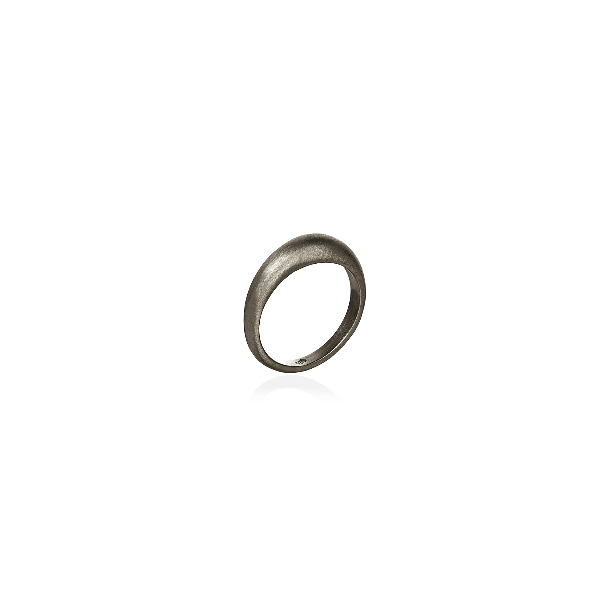 Silver oxidized ring YPSILON 1 Silver oxidized ring YPSILON