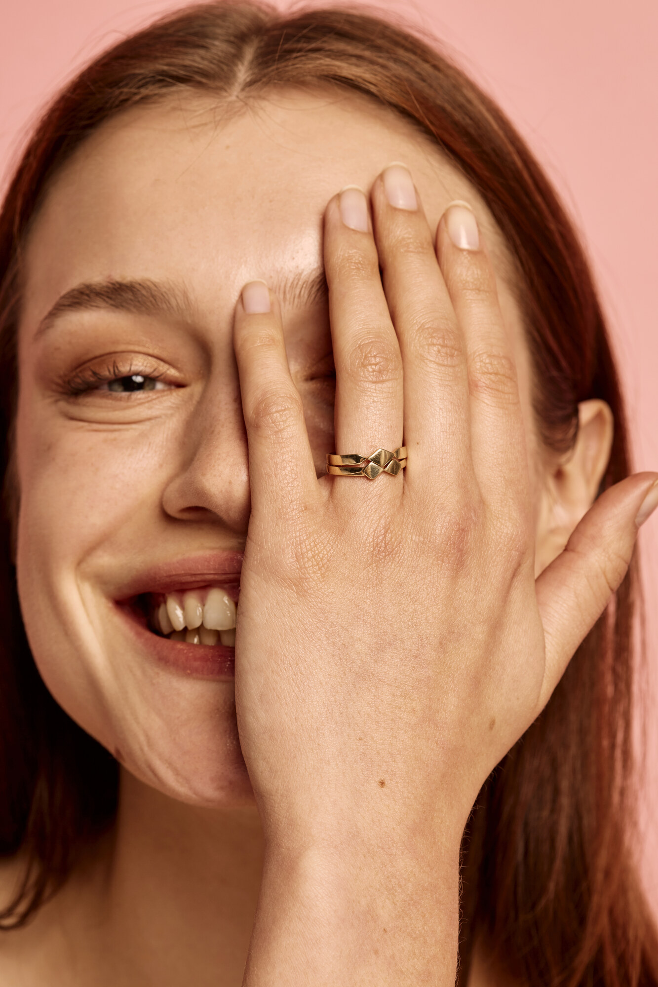 Gold ring 14K LOSANGE NALA 3 Gold ring 14K LOSANGE NALA - Image 3