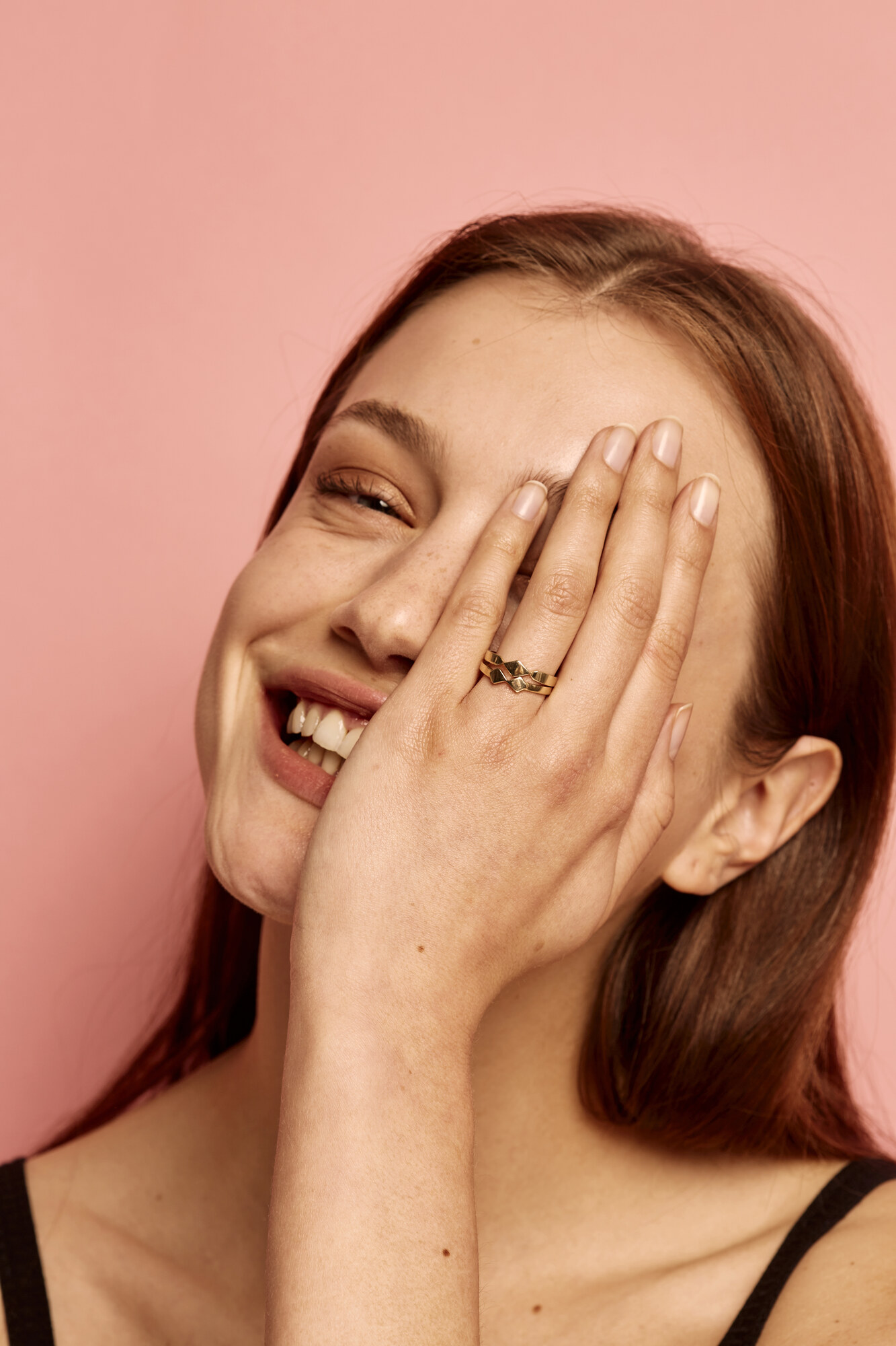 Gold ring 14K LOSANGE NALA 4 Gold ring 14K LOSANGE NALA - Image 4