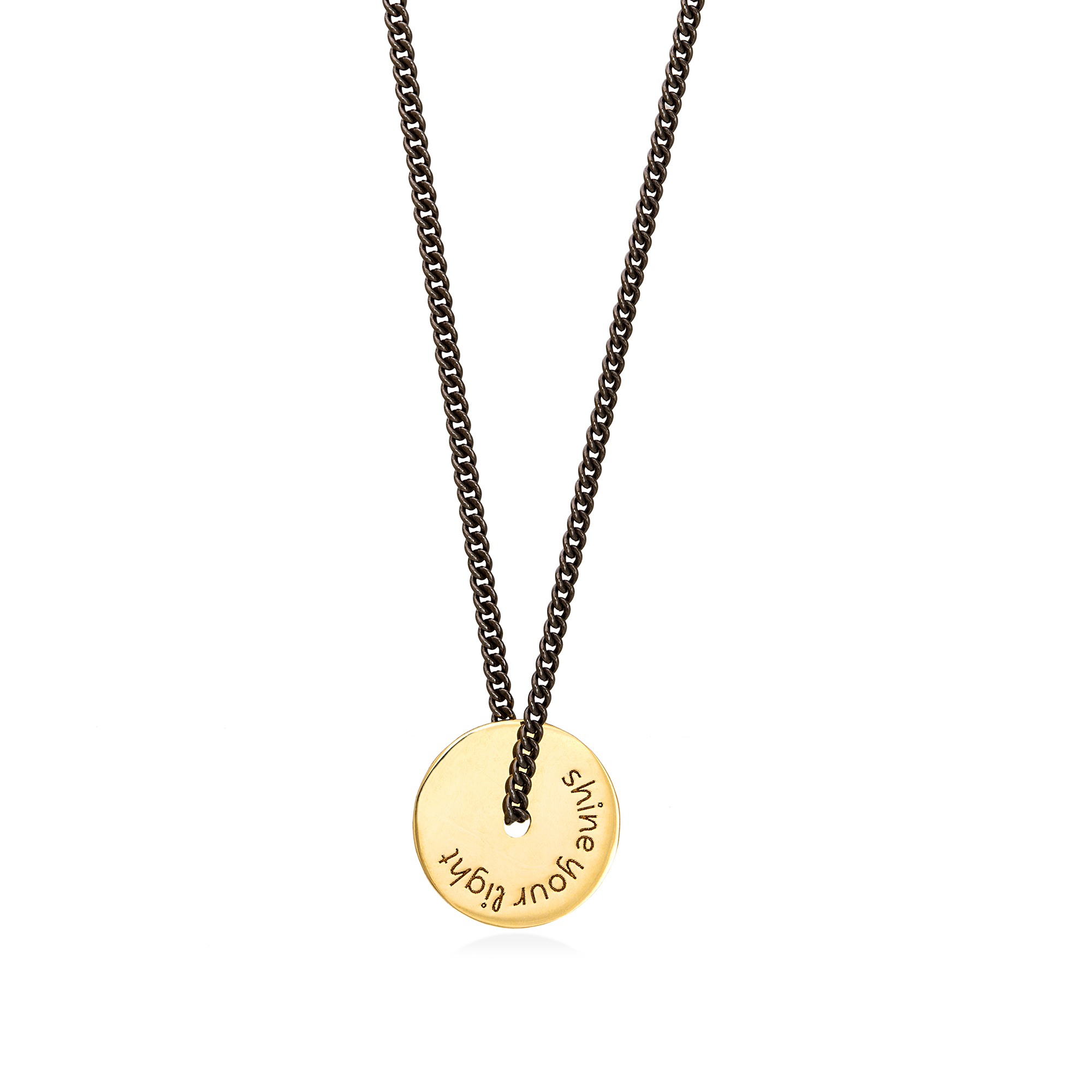 Gold necklace 14K CUSTOM MESSAGE 3 gold-necklace-14k-custom-message_3