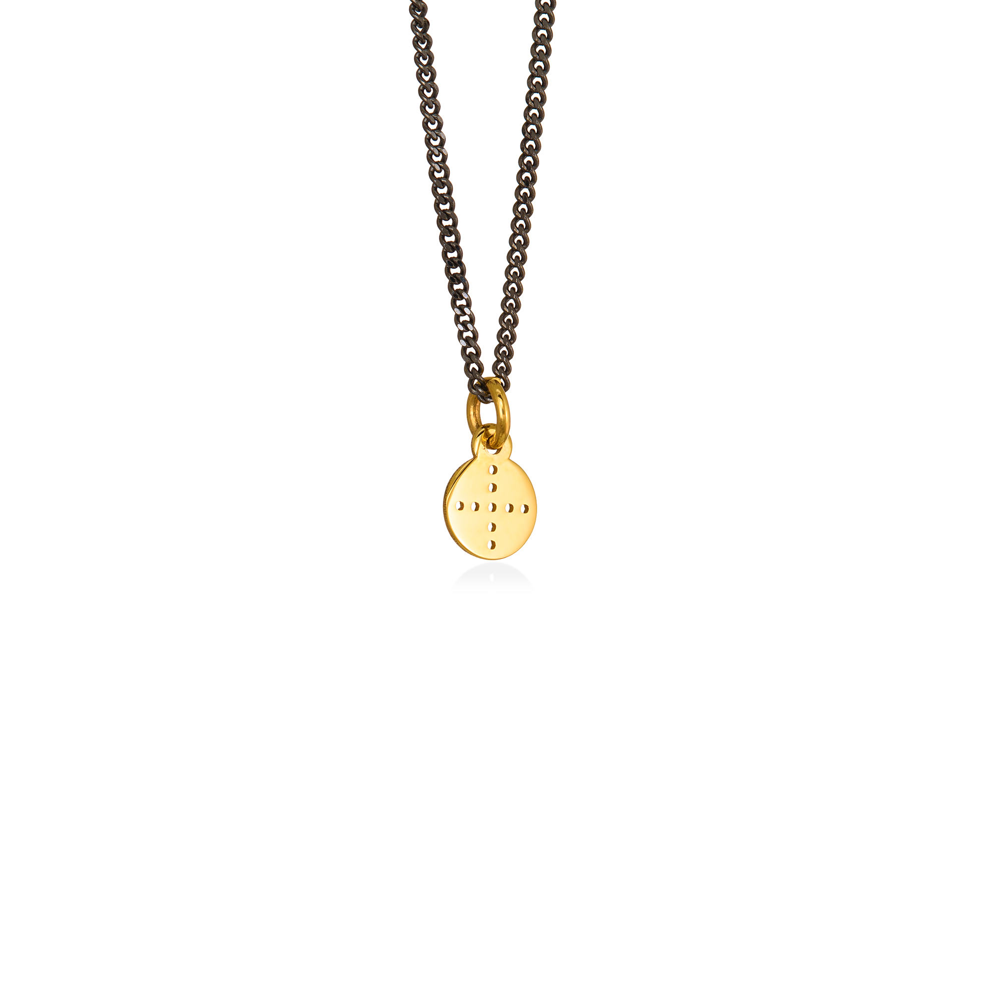 Gold cross 14K yellow COIN DOTS 1 gold-cross-14k-yellow-coin-dots-1