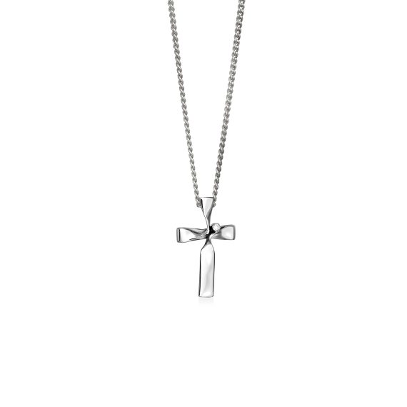 xrusos stauros 14k white ribbon s me brilliant 1